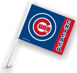 Chicago Cubs MLB Car Flag