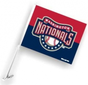 Washington Nationals MLB Car Flag
