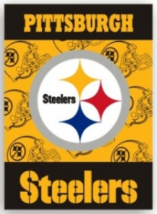 Pittsburgh Steelers 28" x 40" 2-Sided Banner