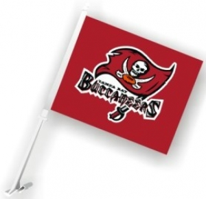 Tampa Bay Buccaneers NFL Car Flag