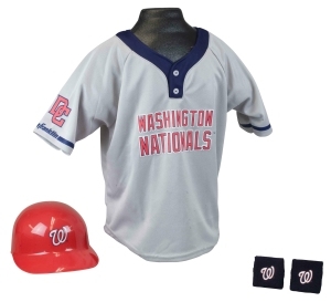 Washington Nationals MLB Youth Helmet and Jersey Set