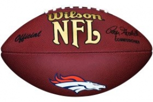 Denver Broncos Collectible Composite NFL Wilson Football