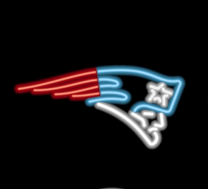 New England Patriots Commercial Grade NFL Neon Pub Sign-FREE SHIPPING
