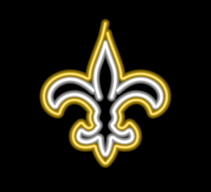 New Orleans Saints Commercial Grade NFL Neon Pub Sign-FREE SHIPPING