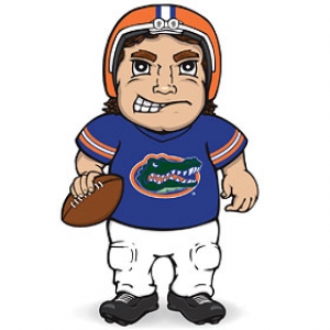 Florida Gators Dancing Musical Halfback Mascot Doll