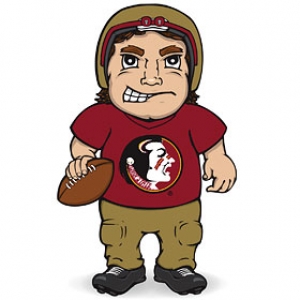 Florida State Seminoles Dancing Musical Halfback Mascot Doll