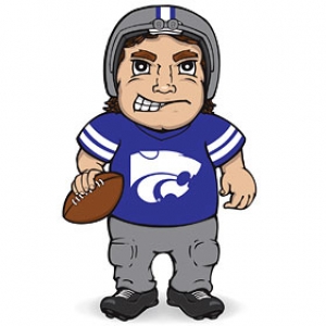 Kansas State Wildcats Dancing Musical Halfback Mascot Doll