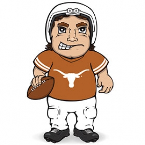 Texas Longhorns Dancing Musical Halfback Mascot Doll