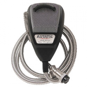 Astatic 636LSE Noise Canceling 4-Pin CB Silver Edition Microphone