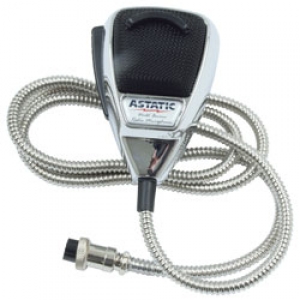 Astatic 636L Noise Canceling 4-Pin CB Chrome Edition Microphone