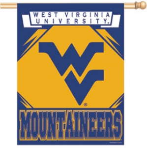 West Virginia Mountaineers 27" x 37" Vertical Outdoor Flag