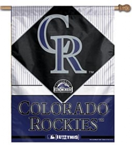 Colorado Rockies MLB 27" x 37" Vertical Outdoor Flag