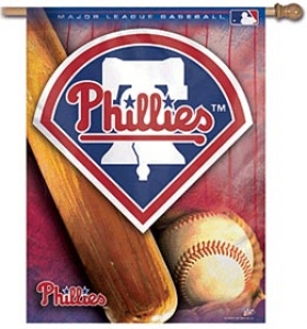Philadelphia Phillies MLB 27" x 37" Vertical Outdoor Flag