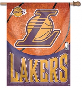 Los Angeles Lakers 27" x 37" Vertical Outdoor Flag