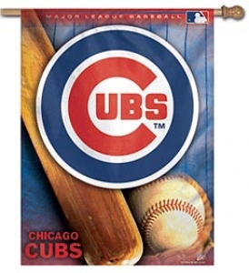 Chicago Cubs MLB 27" x 37" Vertical Outdoor Flag