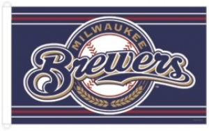 Milwaukee Brewers MLB 3 x 5 Flag