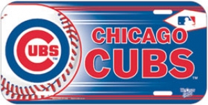Chicago Cubs License Plate