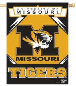 Missouri Tigers 27" x 37" Vertical Outdoor Pole Flag