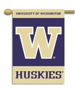 Washington Huskies 27" x 37" Vertical Outdoor Pole Flag
