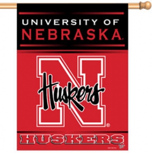 Nebraska Cornhuskers 27" x 37" Vertical Outdoor Pole Flag