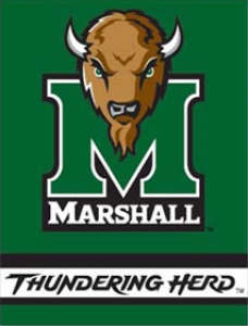 Marshall Thundering Herd 27" x 37" Vertical Outdoor Flag