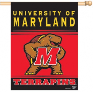Maryland Terrapins 27" x 37" Vertical Outdoor Pole Flag