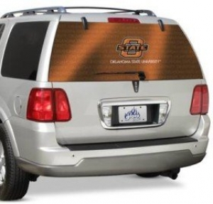 Oklahoma State Cowboys NCAA Logo ""Rearz"" Back Windshield Decal