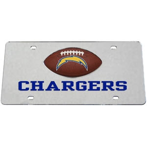San Diego Chargers Laser Cut License Plate