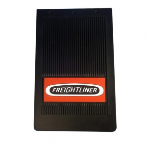 Freightliner Trucks 10" x 15" x 1/4" Black Rubber Semi Truck Mud Flaps-Pair
