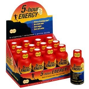 12 Bottles of Living Essentials 5-Hour Energy Lemon-Lime Flavor 2 oz. Energy Drinks