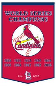 St. Louis Cardinals 24" x 36" Wool Dynasty Banner