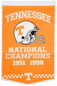 Tennessee Volunteers 24" x 36" Dynasty Wool Banner
