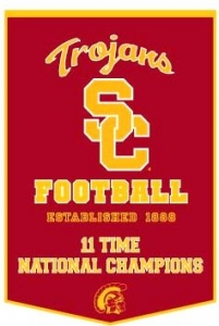 USC Trojans 24" x 36" Wool Dynasty Banner