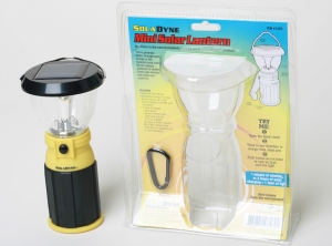 SolaDyne Solar Powered 7" Mini Solar Lantern