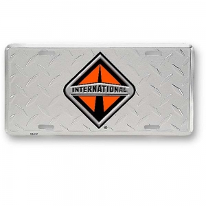 International Trucks Aluminum License Plate