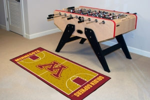 Minnesota Golden Gophers 29.5" x 72" NCAA Office/House Basketball Court Floor Runner
