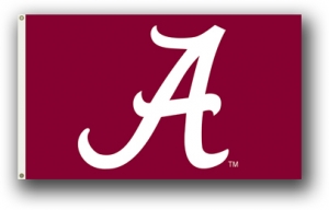 Alabama Crimson Tide "A" Only 3x5 Flag