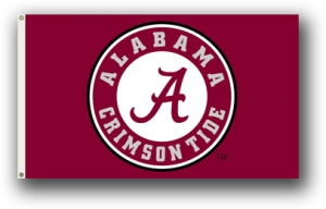 Alabama Crimson Tide Circle "A" 3x5 Flag