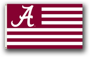 Alabama Crimson Tide "Stripes" 3x5 Flag