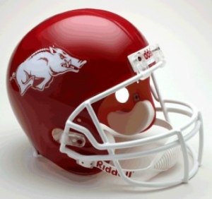 Arkansas Razorbacks Full Size ""Deluxe"" Replica Helmet by Riddell