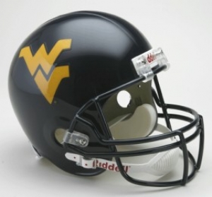 West Virginia Mountaineers Full Size ""Deluxe"" Replica Helmet by Riddell