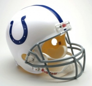 Indianapolis Colts Full Size ""Deluxe"" Replica NFL Helmet by Riddell