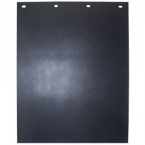 Plain Black Eco-Flex  24" x 30" Rubber Semi Truck Mud Flaps-Pair