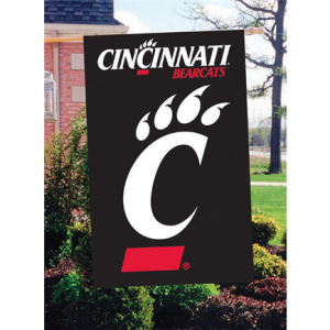 Cincinnati Bearcats Embroidered Vertical Outdoor Flag