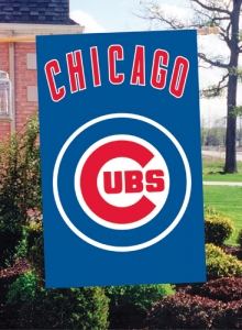 Chicago Cubs MLB Embroidered Vertical Outdoor Flag