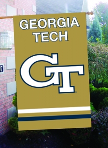 Georgia Tech Yellow Jackets Embroidered Vertical Outdoor Flag