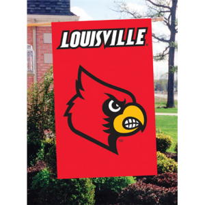 Louisville Cardinals Embroidered Vertical Outdoor Flag
