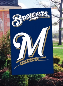 Milwaukee Brewers MLB Embroidered Vertical Outdoor Flag
