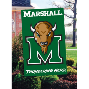 Marshall Thundering Herd Embroidered Vertical Outdoor Flag