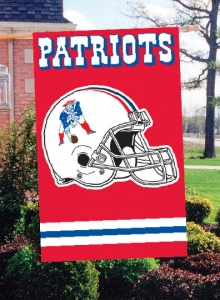 New England Patriots NFL Old School Embroidered Vertical Outdoor Flag
